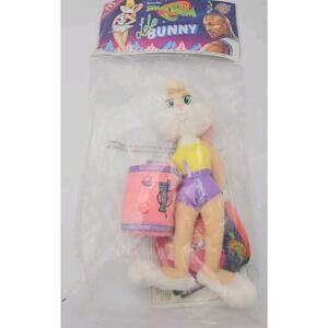 1996 McDonalds Space‎ Jam Lola Bunny Plush Stuffed Toy In Bag